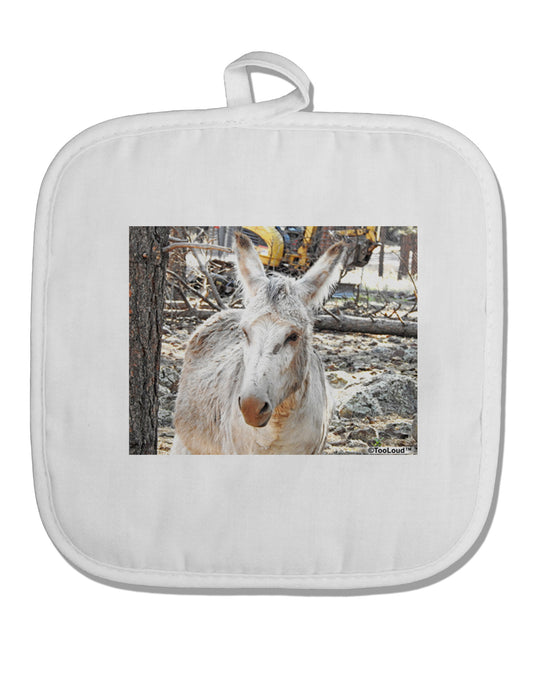 Troubled Burro White Fabric Pot Holder Hot Pad-Pot Holder-TooLoud-White-Davson Sales