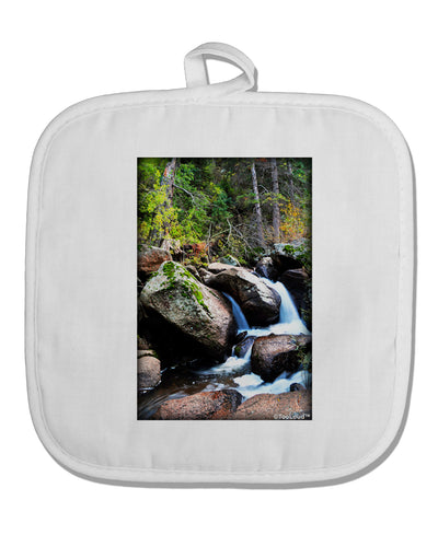 Rockies River White Fabric Pot Holder Hot Pad-Pot Holder-TooLoud-White-Davson Sales