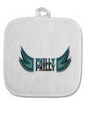 Philly Philly Funny Beer Drinking White Fabric Pot Holder Hot Pad by TooLoud-Pot Holder-TooLoud-White-Davson Sales