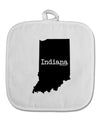 Indiana - United States Shape White Fabric Pot Holder Hot Pad-Pot Holder-TooLoud-White-Davson Sales