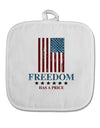 Freedom Flag Color White Fabric Pot Holder Hot Pad-Pot Holder-TooLoud-White-Davson Sales