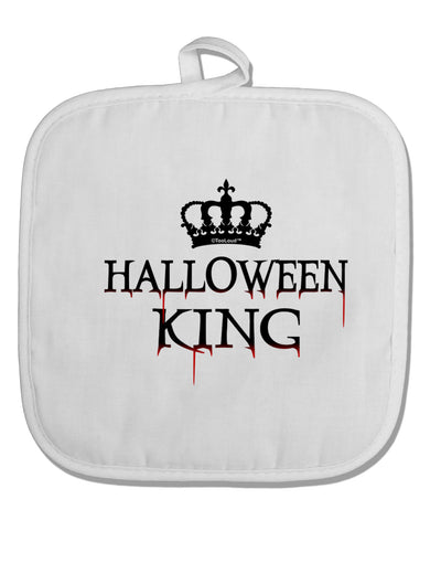 Halloween King White Fabric Pot Holder Hot Pad by TooLoud-Pot Holder-TooLoud-White-Davson Sales