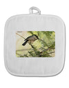 CO Chickadee White Fabric Pot Holder Hot Pad-Pot Holder-TooLoud-White-Davson Sales