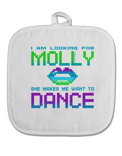 Looking For Molly White Fabric Pot Holder Hot Pad-Pot Holder-TooLoud-White-Davson Sales