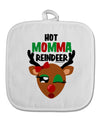 Hot Momma Reindeer Matching Deer White Fabric Pot Holder Hot Pad-Pot Holder-TooLoud-White-Davson Sales