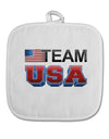 Sporty Team USA White Fabric Pot Holder Hot Pad-Pot Holder-TooLoud-White-Davson Sales