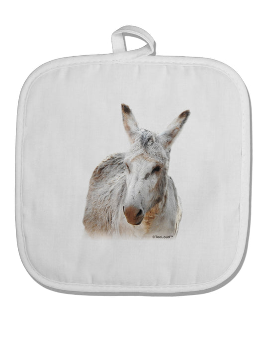 Burro Cutout White Fabric Pot Holder Hot Pad-Pot Holder-TooLoud-White-Davson Sales