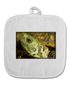 Menacing Turtle White Fabric Pot Holder Hot Pad-Pot Holder-TooLoud-White-Davson Sales