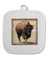 Strong Bison White Fabric Pot Holder Hot Pad-Pot Holder-TooLoud-White-Davson Sales