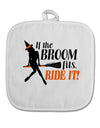 Ride It Orange White Fabric Pot Holder Hot Pad-Pot Holder-TooLoud-White-Davson Sales