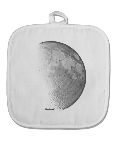 Moon Shadow White Fabric Pot Holder Hot Pad-Pot Holder-TooLoud-White-Davson Sales