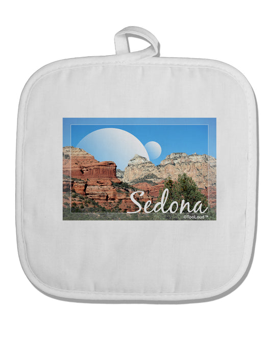Abstract Sedona White Fabric Pot Holder Hot Pad-Pot Holder-TooLoud-White-Davson Sales