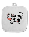 Cute Cow White Fabric Pot Holder Hot Pad-Pot Holder-TooLoud-White-Davson Sales