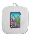 CO Cliffside Tree Text White Fabric Pot Holder Hot Pad-Pot Holder-TooLoud-White-Davson Sales