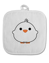 Cute Little Chick - White White Fabric Pot Holder Hot Pad by TooLoud-Pot Holder-TooLoud-White-Davson Sales