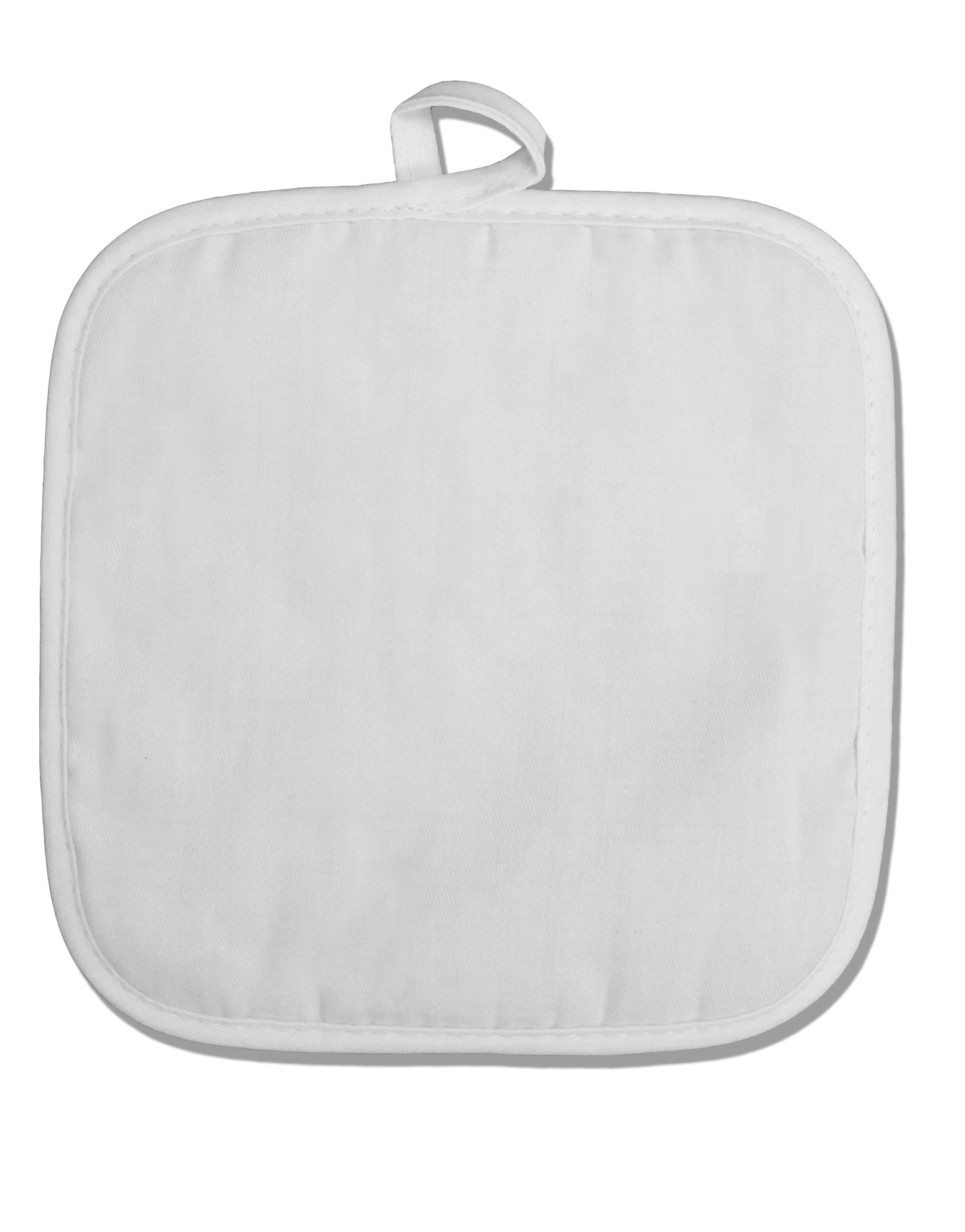 Custom Personalized Image and Text Fabric Pot Holder Hot Pad-Pot Holder-TooLoud-White-Davson Sales