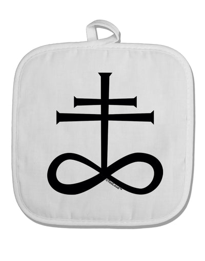 Sulphur Cross White Fabric Pot Holder Hot Pad-Pot Holder-TooLoud-White-Davson Sales