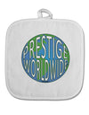 Prestige Worldwide Logo White Fabric Pot Holder Hot Pad by TooLoud-Pot Holder-TooLoud-White-Davson Sales