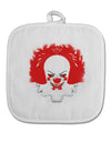 Extra Scary Clown Watercolor White Fabric Pot Holder Hot Pad-Pot Holder-TooLoud-White-Davson Sales