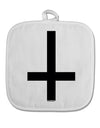 Inverted Cross White Fabric Pot Holder Hot Pad-Pot Holder-TooLoud-White-Davson Sales