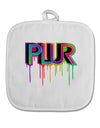 PLUR Paint White Fabric Pot Holder Hot Pad-Pot Holder-TooLoud-White-Davson Sales