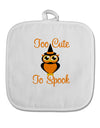 Owl Too Cute Orange White Fabric Pot Holder Hot Pad-Pot Holder-TooLoud-White-Davson Sales