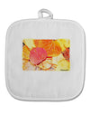 Colorado - Autumn WaterColor White Fabric Pot Holder Hot Pad-Pot Holder-TooLoud-White-Davson Sales