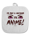 Not A Cartoon Eyes Magenta White Fabric Pot Holder Hot Pad by TooLoud-Pot Holder-TooLoud-White-Davson Sales