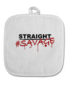 Straight Savage White Fabric Pot Holder Hot Pad-Pot Holder-TooLoud-White-Davson Sales