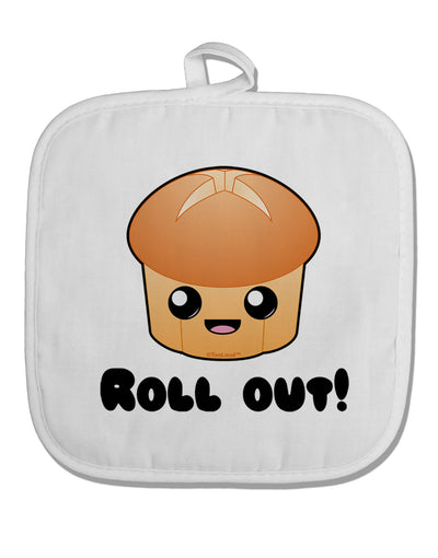 Roll Out Cute Roll White Fabric Pot Holder Hot Pad-Pot Holder-TooLoud-White-Davson Sales