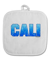 Cali Ocean Bubbles White Fabric Pot Holder Hot Pad by TooLoud-Pot Holder-TooLoud-White-Davson Sales