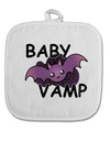 Baby Vamp White Fabric Pot Holder Hot Pad by TooLoud-Pot Holder-TooLoud-White-Davson Sales