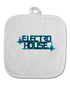 Electro House Bolt White Fabric Pot Holder Hot Pad-Pot Holder-TooLoud-White-Davson Sales