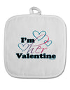 I'm HER Valentine White Fabric Pot Holder Hot Pad-Pot Holder-TooLoud-White-Davson Sales