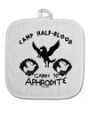 Cabin 10 Aphrodite Camp Half Blood White Fabric Pot Holder Hot Pad-Pot Holder-TooLoud-White-Davson Sales