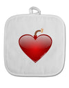 Love Bomb White Fabric Pot Holder Hot Pad-Pot Holder-TooLoud-White-Davson Sales