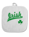 Irish Jersey White Fabric Pot Holder Hot Pad-Pot Holder-TooLoud-White-Davson Sales
