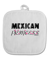 Mexican Princess - Cinco de Mayo White Fabric Pot Holder Hot Pad by TooLoud-Pot Holder-TooLoud-White-Davson Sales