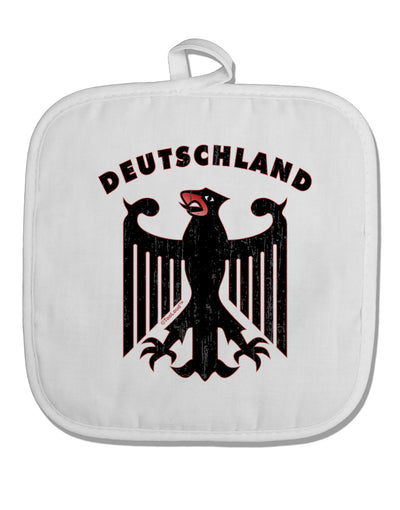 Bundeswehr Logo Deutschland White Fabric Pot Holder Hot Pad-Pot Holder-TooLoud-White-Davson Sales