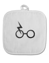 Magic Glasses White Fabric Pot Holder Hot Pad by TooLoud-Pot Holder-TooLoud-White-Davson Sales