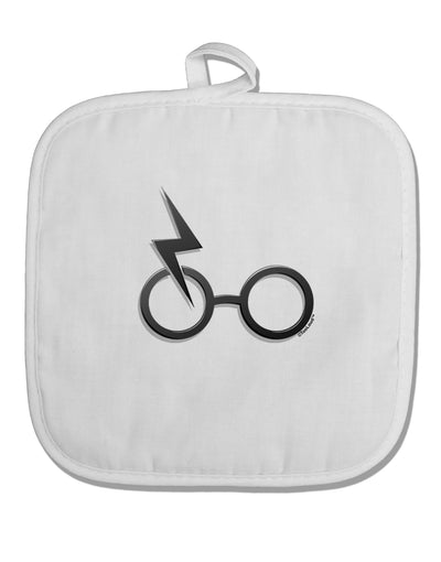 Magic Glasses White Fabric Pot Holder Hot Pad by TooLoud-Pot Holder-TooLoud-White-Davson Sales