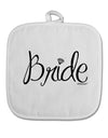 Bride Design - Diamond White Fabric Pot Holder Hot Pad-Pot Holder-TooLoud-White-Davson Sales