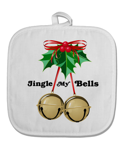 Jingle My Bells White Fabric Pot Holder Hot Pad-Pot Holder-TooLoud-White-Davson Sales