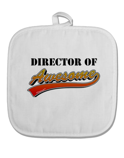 Director Of Awesome White Fabric Pot Holder Hot Pad-Pot Holder-TooLoud-White-Davson Sales