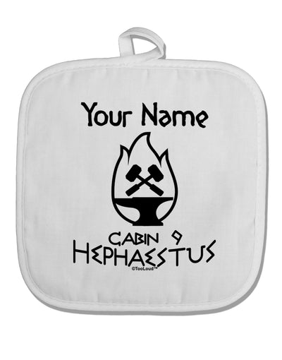 Personalized Cabin 9 Hephaestus White Fabric Pot Holder Hot Pad-Pot Holder-TooLoud-White-Davson Sales