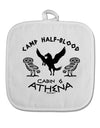Camp Half Blood Cabin 6 Athena White Fabric Pot Holder Hot Pad by TooLoud-Pot Holder-TooLoud-White-Davson Sales