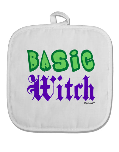 Basic Witch Color Green White Fabric Pot Holder Hot Pad-Pot Holder-TooLoud-White-Davson Sales