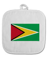 TooLoud Guyana Flag White Fabric Pot Holder Hot Pad-PotHolders-TooLoud-Davson Sales