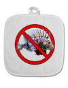 No Lionfish White Fabric Pot Holder Hot Pad-Pot Holder-TooLoud-White-Davson Sales