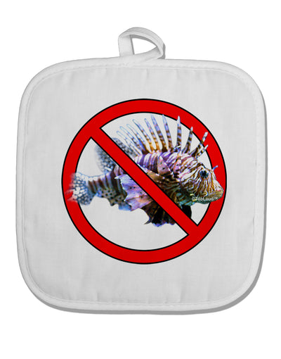 No Lionfish White Fabric Pot Holder Hot Pad-Pot Holder-TooLoud-White-Davson Sales